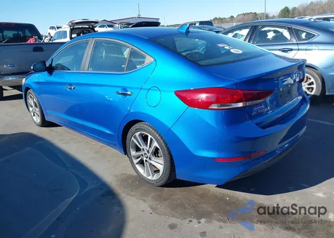 2017 Hyundai Elantra Limited from USA, damaged, VIN KMHD84LF5HU263926